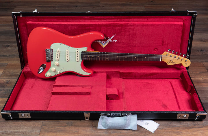 Fender Custom Shop Limited Edition 63 Journeyman Relic Strat, Aged Fiesta Red