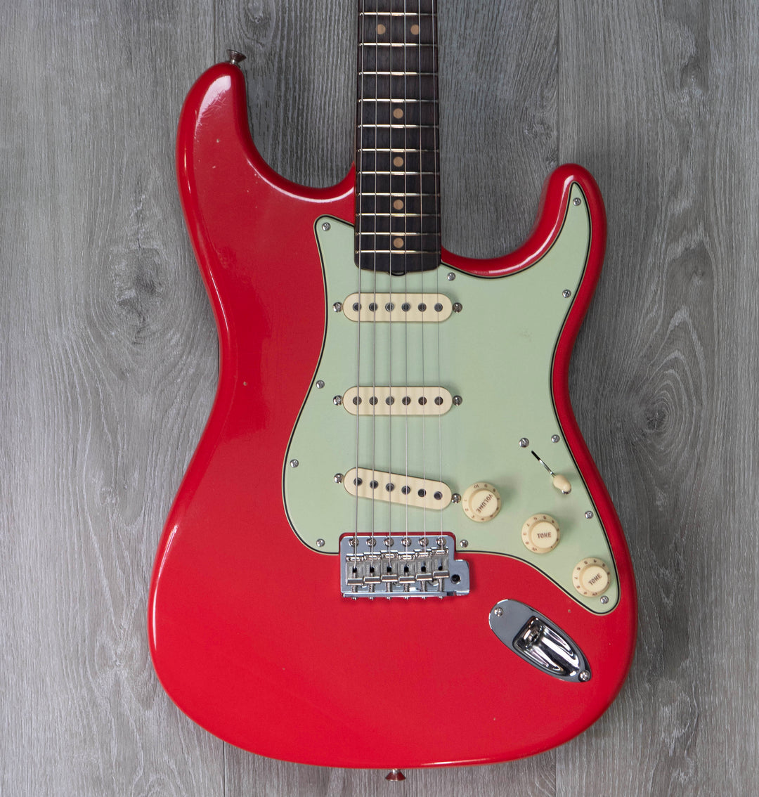 Fender Custom Shop Limited Edition 63 Journeyman Relic Strat, Aged Fiesta Red