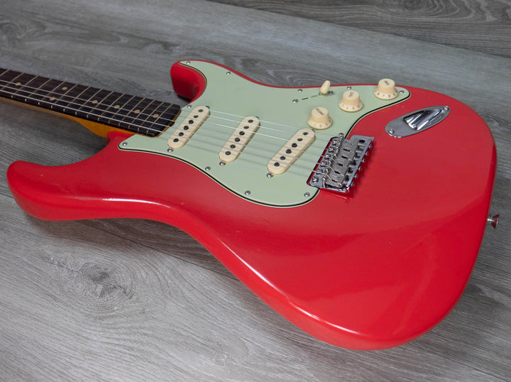 Fender Custom Shop Limited Edition 63 Journeyman Relic Strat, Aged Fiesta Red