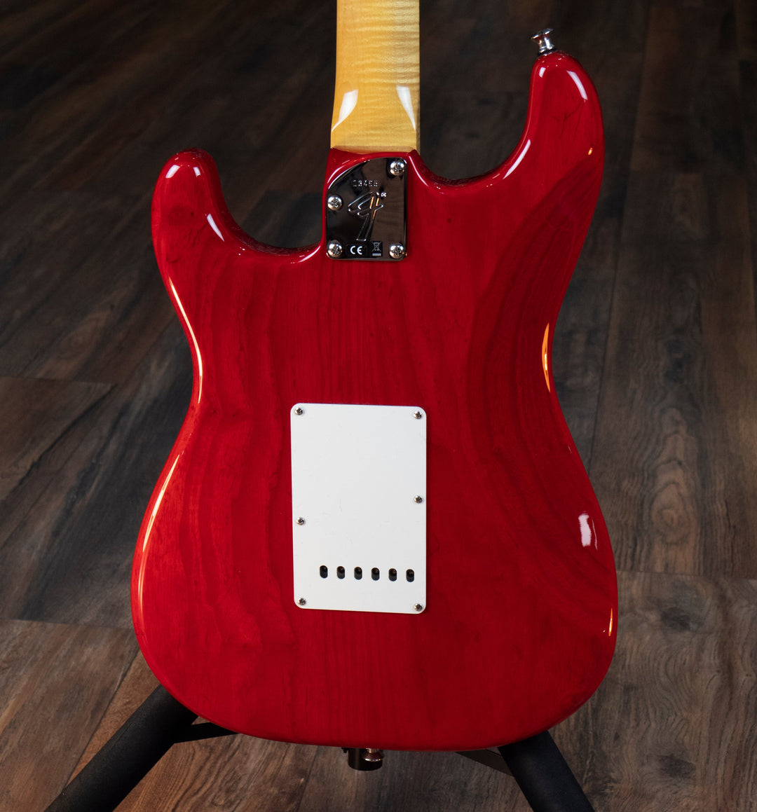 Fender Custom Shop American Custom Stratocaster d'occasion, Crimson Transparent, NOS