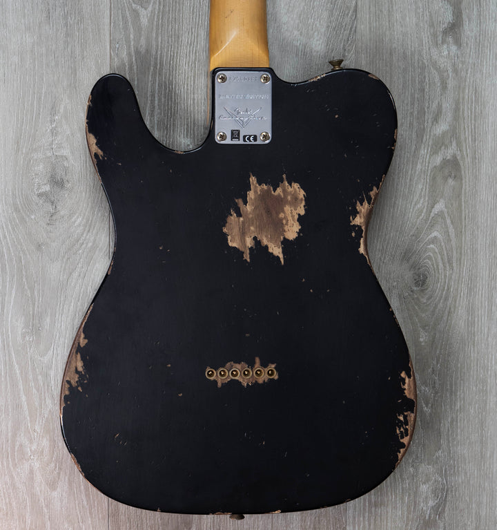 Fender Custom Shop Limited-edition '70s Telecaster Custom Heavy Relic, Aged Black