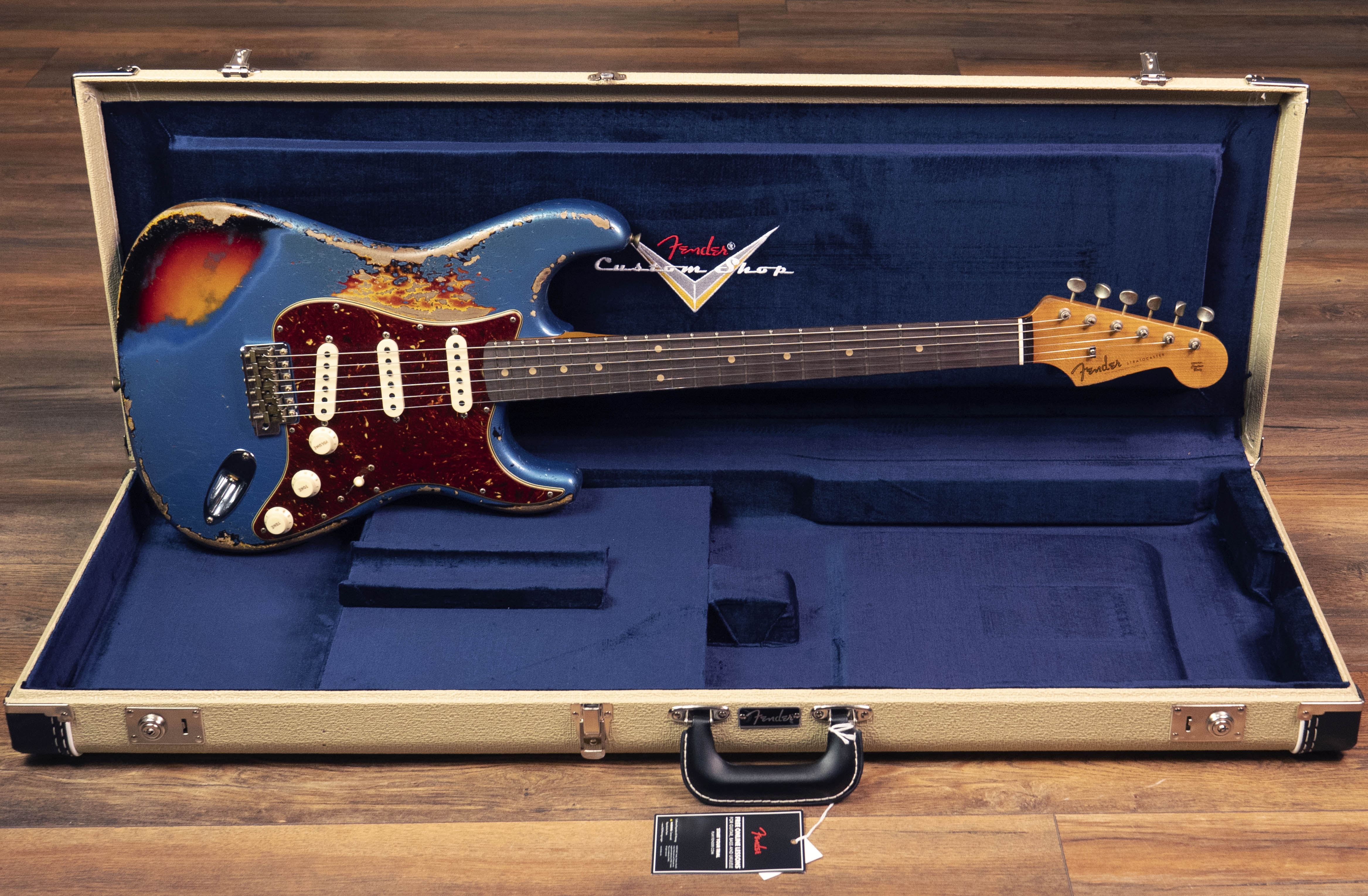 Fender Custom Shop Limited Edition Roasted '60 Stratocaster Super Heavy  Relic, Rosewood Fingerboard, Aged Lake Placid Blue