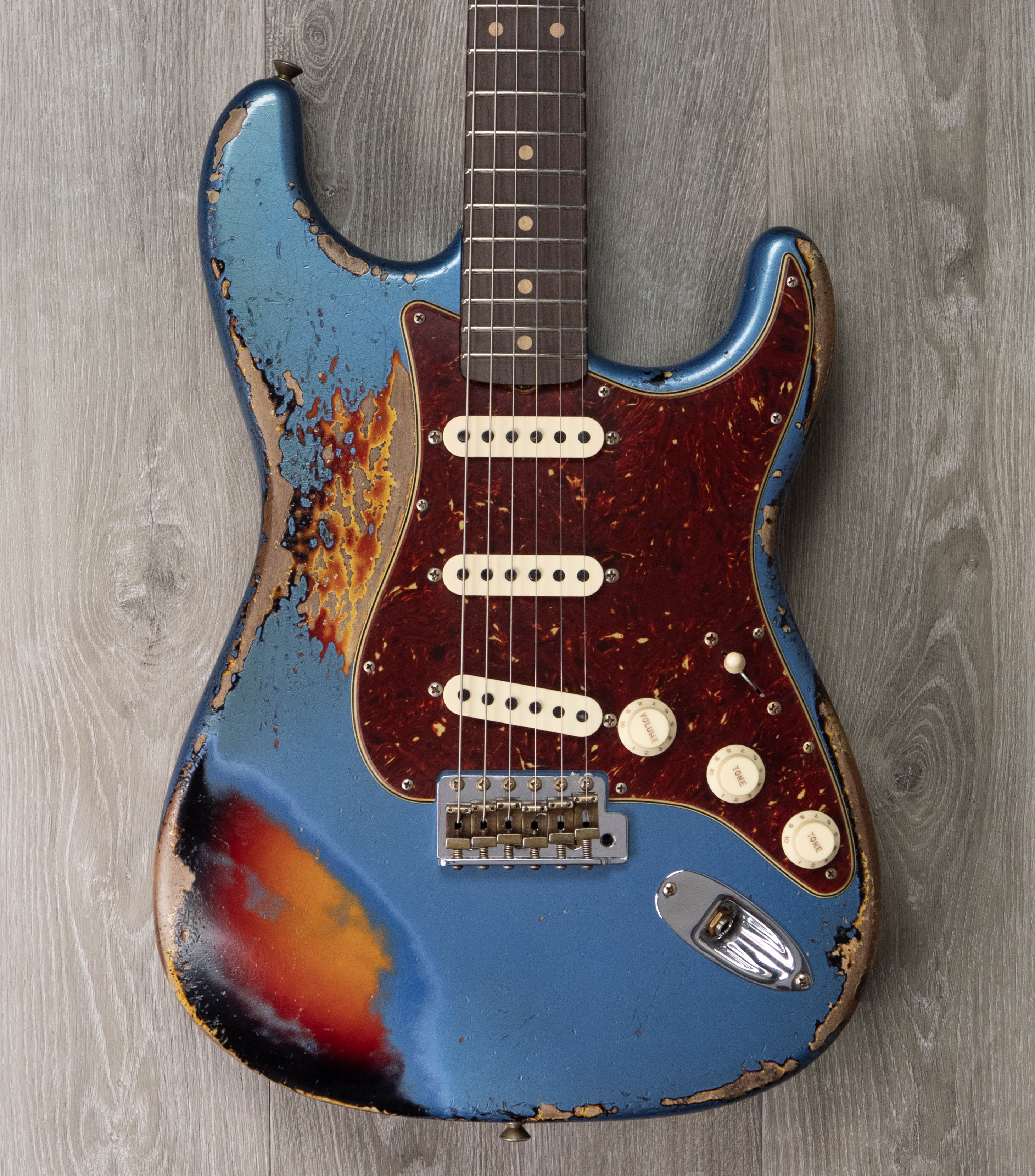 ◆ CustomElectrolic Relic Lake.P.BStrato◆ Fender Custom Shop Limited Edition Roasted '60 Stratocaster Super
