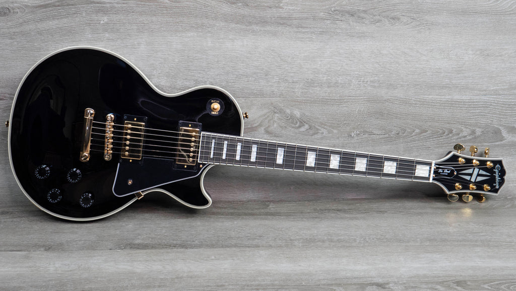 Epiphone Les Paul Custom, Ebony – A Strings