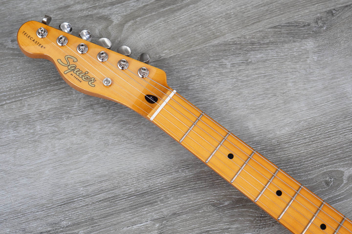 Squier Classic Vibe 50s Telecaster pour gaucher, touche en érable, couleur caramel