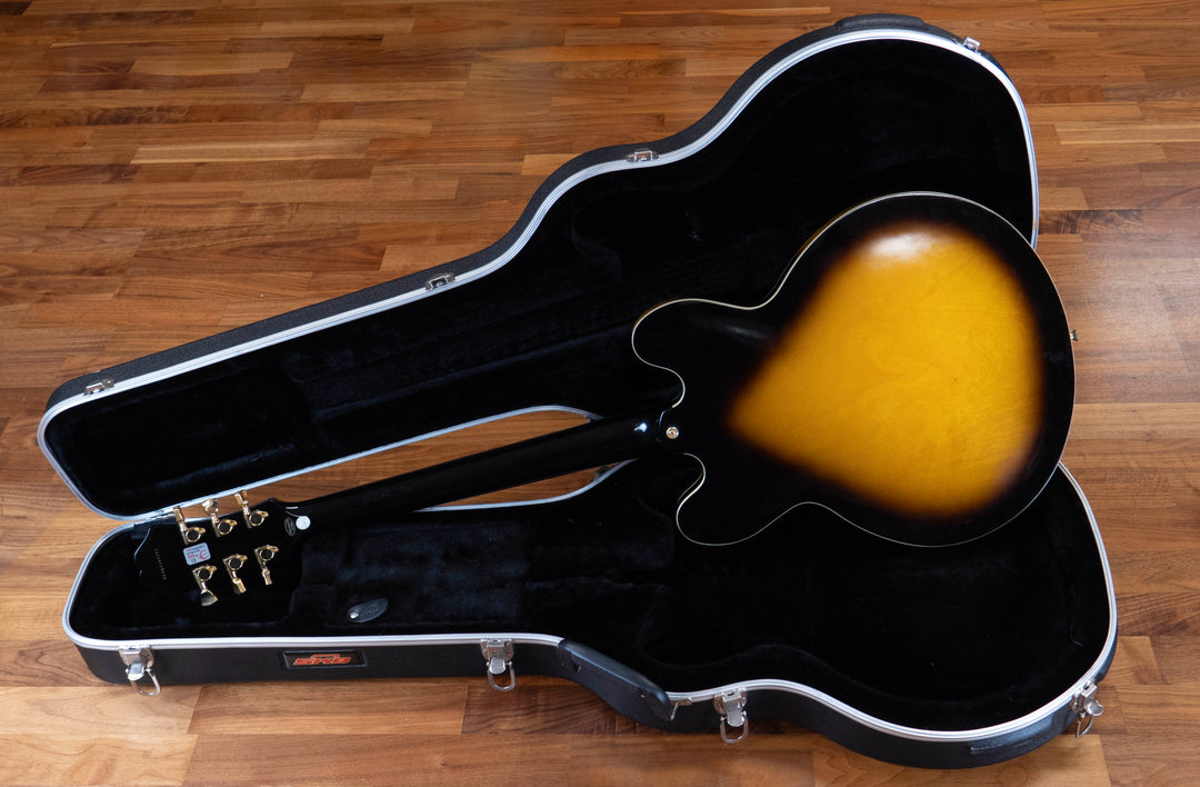 Pre-Owned Epiphone Dot Deluxe Plus Top, Tobacco Sunburst