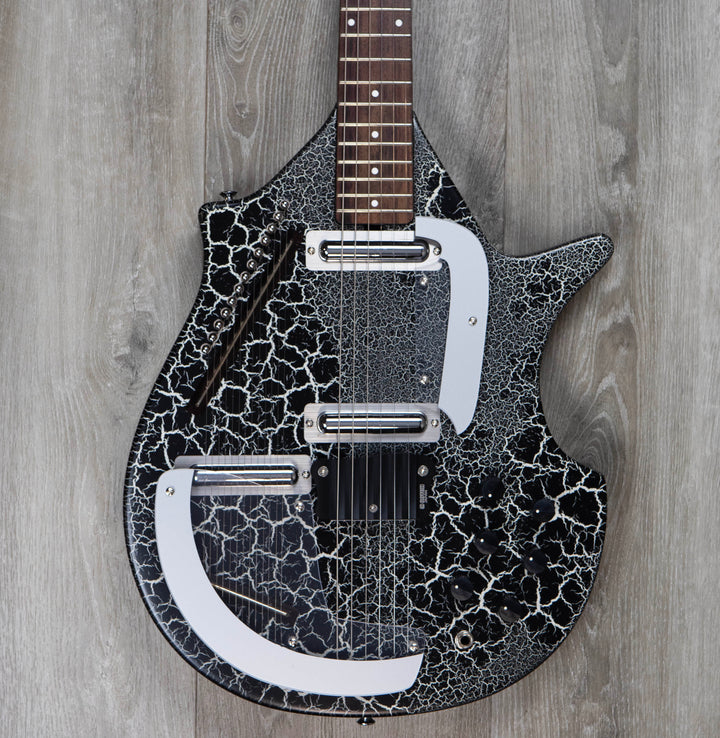 Danelectro Electric Sitar, Black Crackle