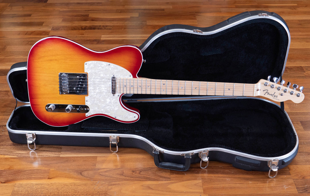 Pre-Owned Fender American Deluxe Telecaster, Aged Cherry Sunburst