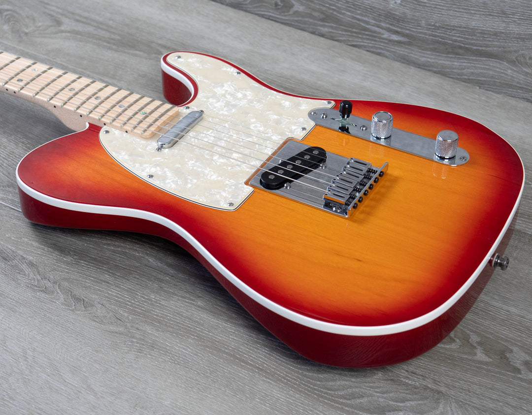 Pre-Owned Fender American Deluxe Telecaster, Aged Cherry Sunburst