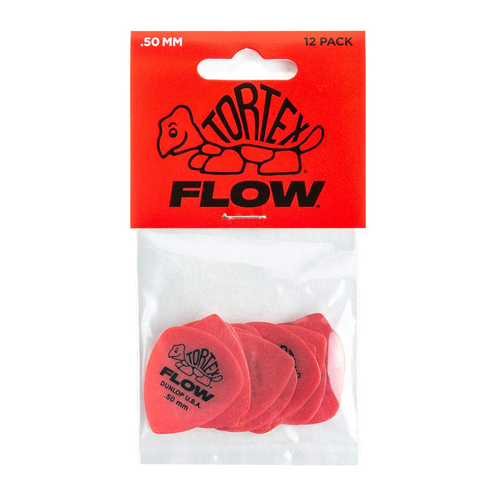 Jim Dunlop Picks Tortex Flow Standard, Players Pack 12