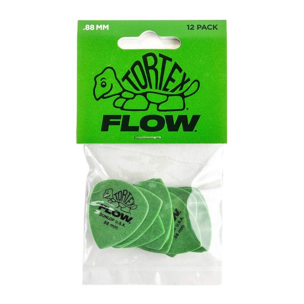 Jim Dunlop Picks Tortex Flow Standard, Players Pack 12
