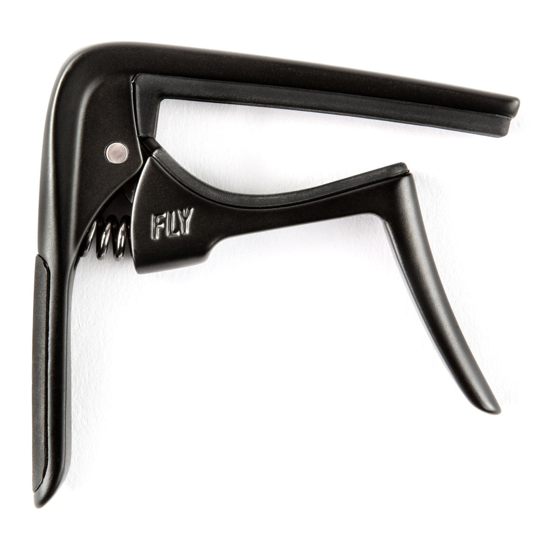 Cejilla Dunlop Trigger Fly, curva, negra