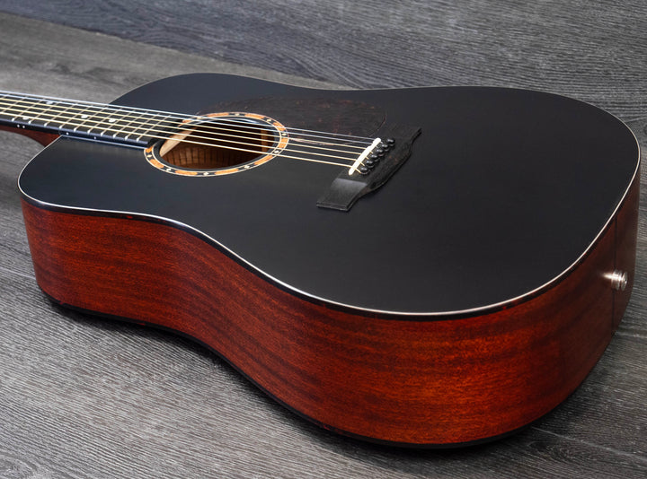 Pre-Owned Eastman E2D-BK, Solid Cedar Top w/ K&amp;K Pickup