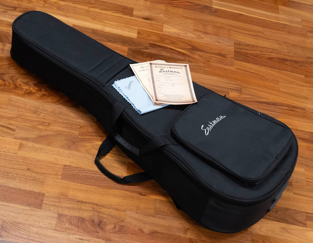 Pre-Owned Eastman E2D-BK, Solid Cedar Top w/ K&amp;K Pickup