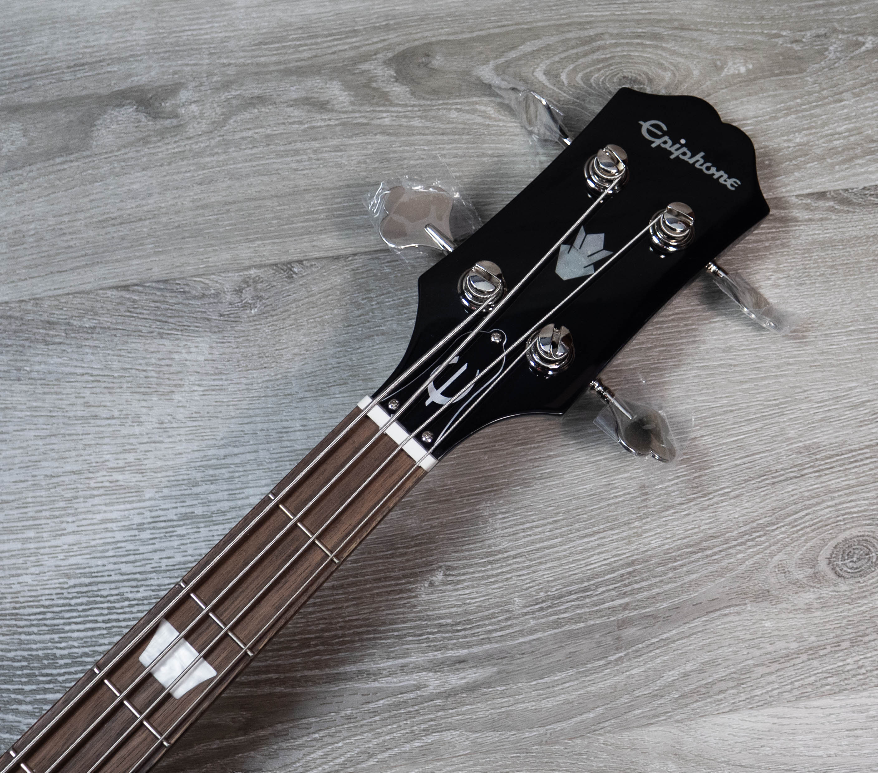 Epiphone EB-3 Bass Guitar, Ebony – A Strings