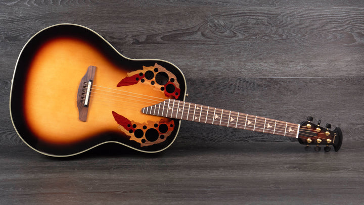Ovation Pro Series Elite, Deep Bowl Non-Cutaway, Sunburst