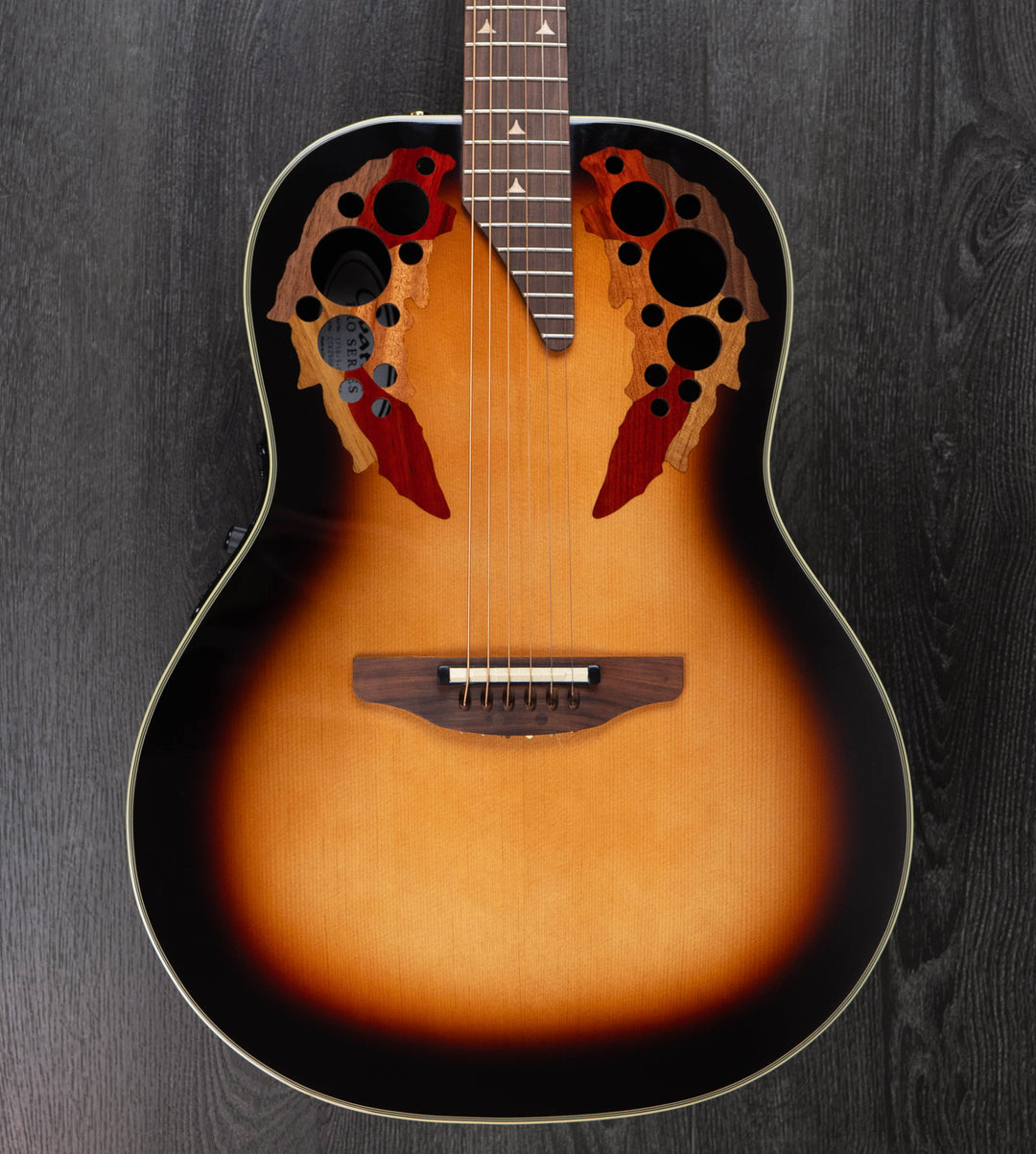 Ovation Pro Series Elite, Deep Bowl Non-Cutaway, Sunburst