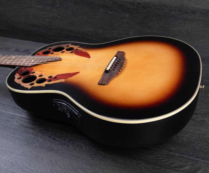 Ovation Pro Series Elite, Deep Bowl Non-Cutaway, Sunburst