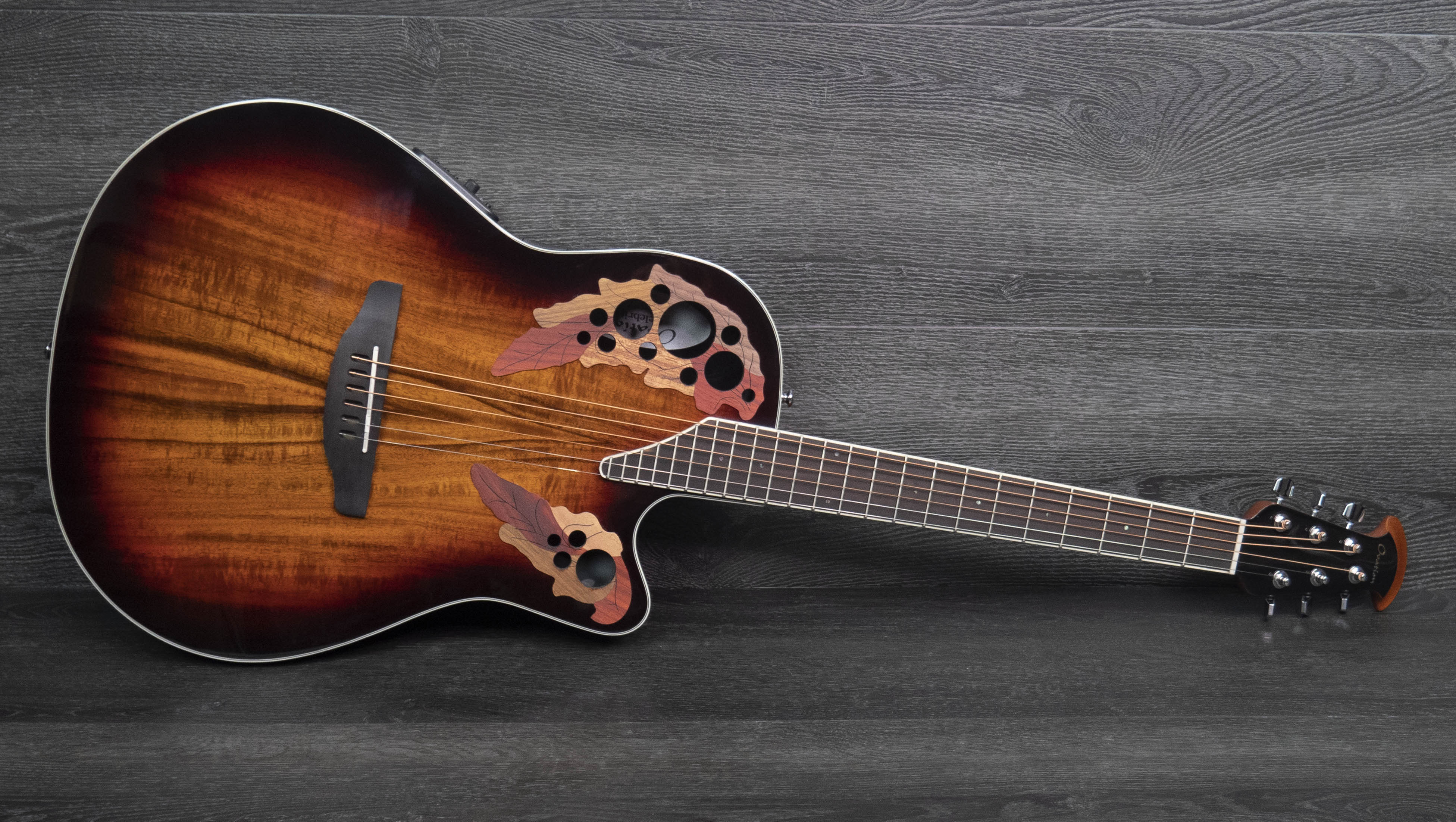 Ovation CE48P-KOAB Celebrity Elite Plus, Dark Burst On Exotic Koa – A  Strings