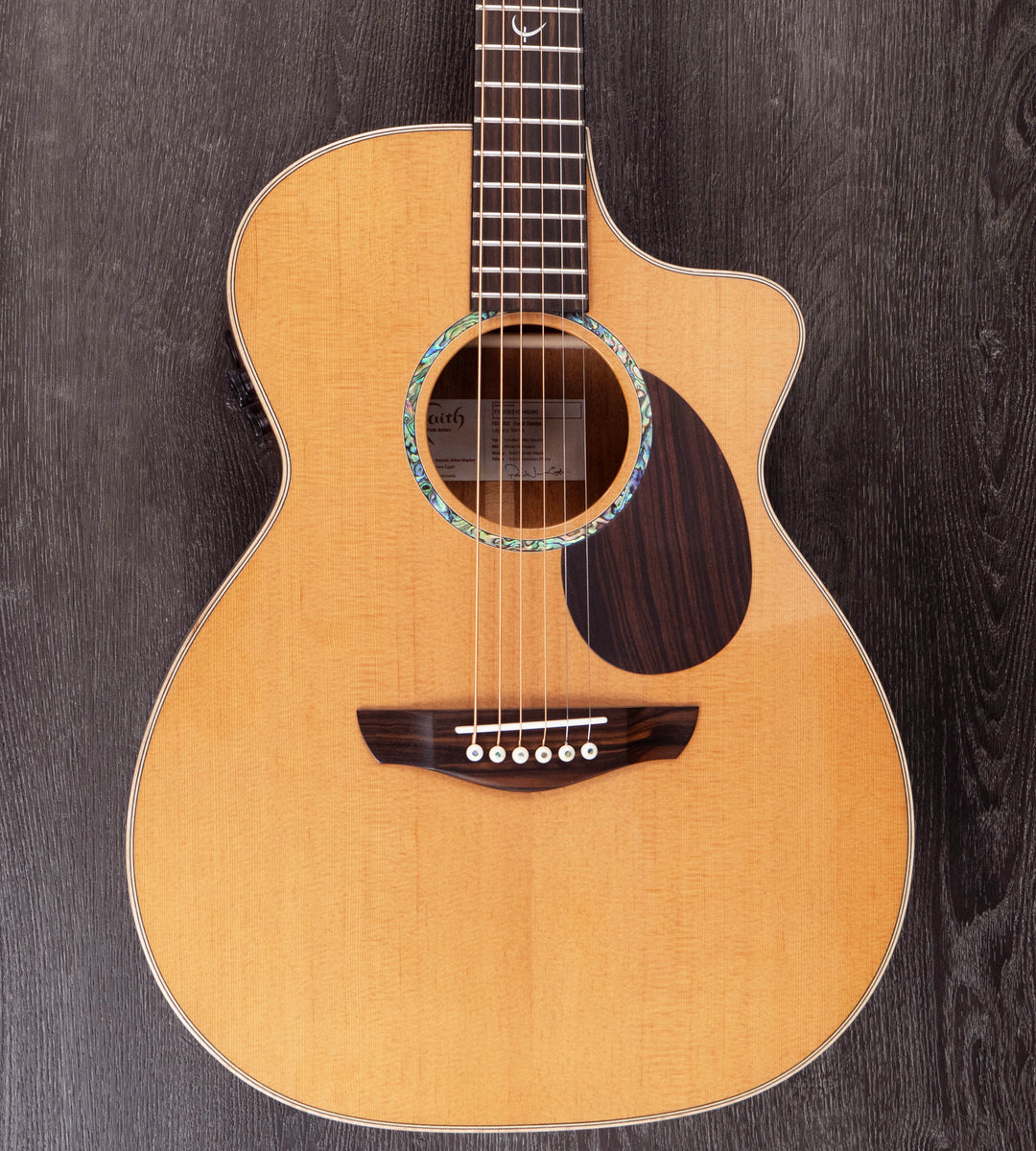 Faith PJE Legacy Earth Electro-Acoustic, All Solid, Torrefied Sitka Spruce Top, African Khaya Mahogany Back