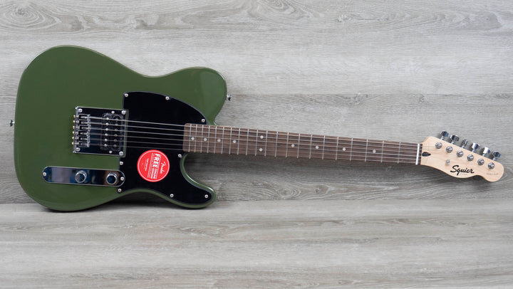 Squier Sonic Esquire H, Laurel Fingerboard, Black Pickguard, Olive