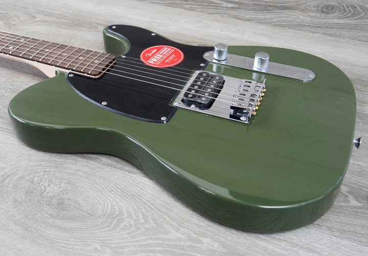 Squier Sonic Esquire H, Laurel Fingerboard, Black Pickguard, Olive