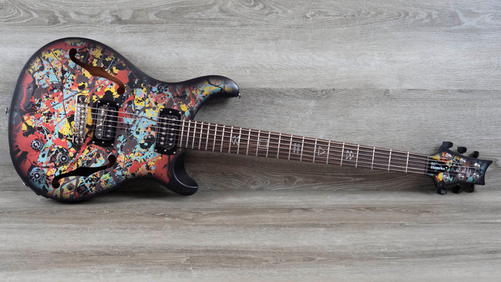 PRS SE Limited Edition Ed Sheeran Hollowbody Baritone, Cosmic Splash