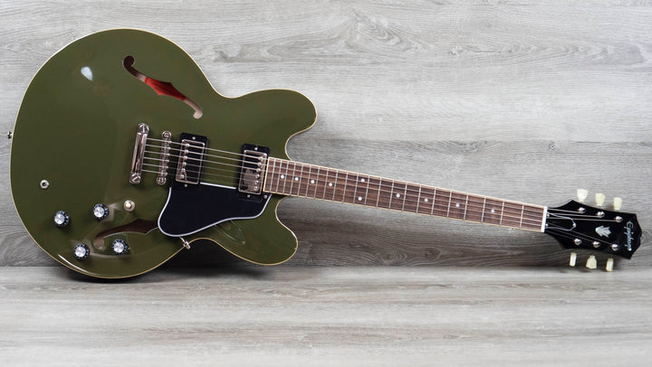 Epiphone ES-335, Olive Drab w/ Gigbag