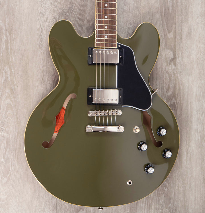 Epiphone ES-335, Olive Drab w/ Gigbag