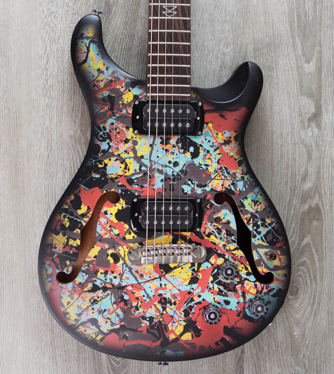 PRS SE Limited Edition Ed Sheeran Hollowbody Baritone, Cosmic Splash