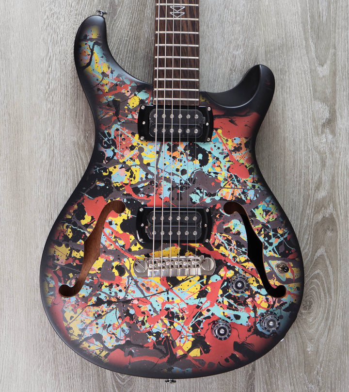 PRS SE Limited Edition Ed Sheeran Hollowbody Baritone, Cosmic Splash