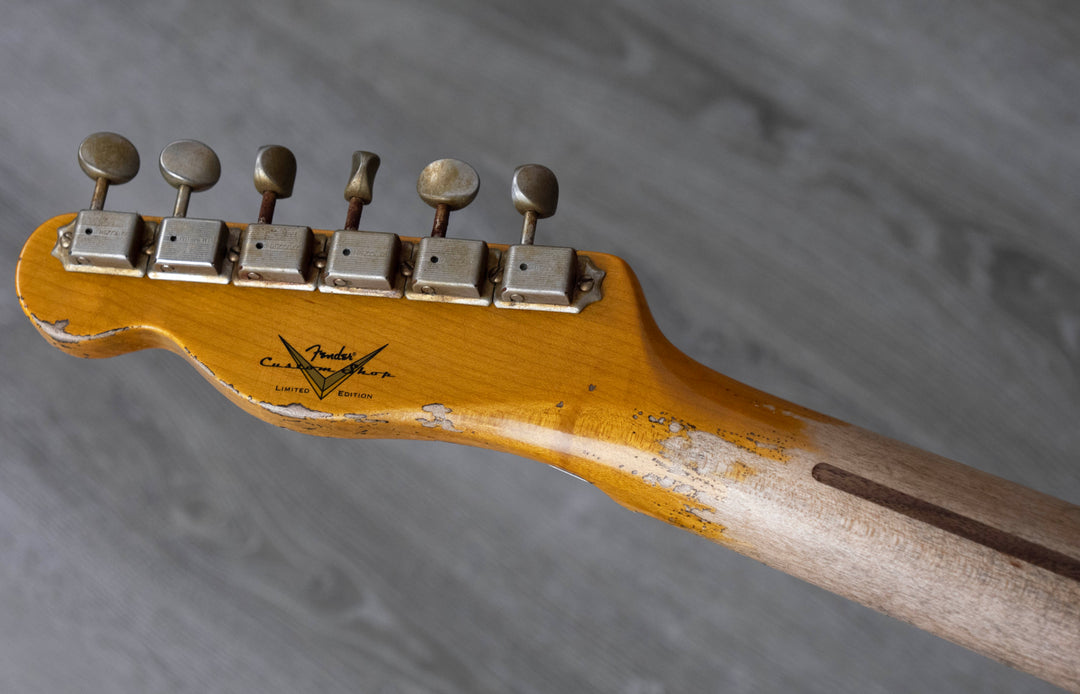 Fender Custom Shop Limited Edition Roasted Pine Double Esquire, Super Heavy Relic, Olive Green