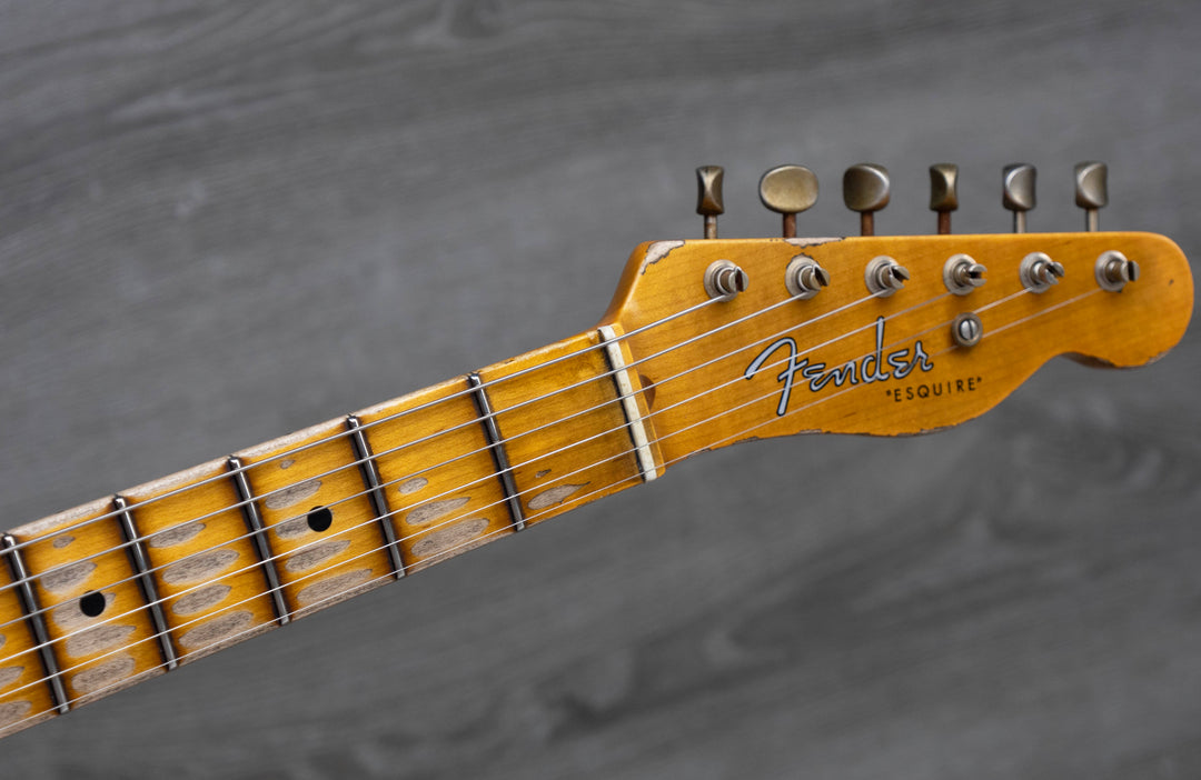 Fender Custom Shop Limited Edition Roasted Pine Double Esquire, Super Heavy Relic, Olive Green