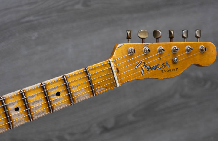 Fender Custom Shop Limited Edition Roasted Pine Double Esquire, Super Heavy Relic, Olive Green