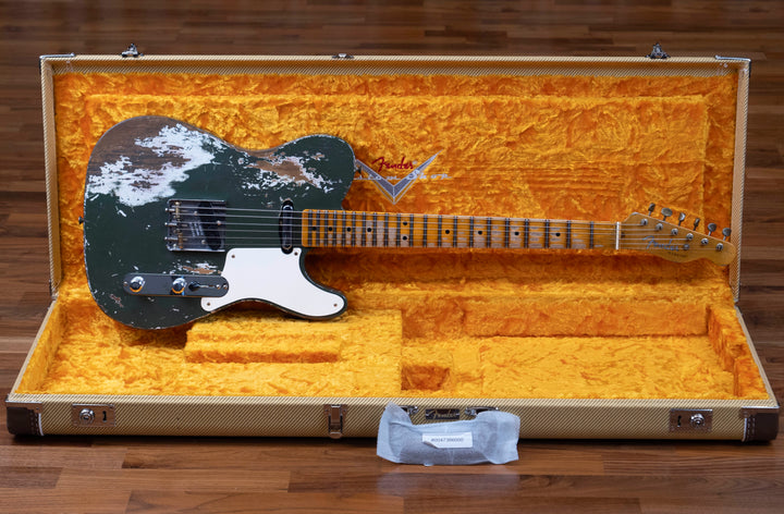 Fender Custom Shop Limited Edition Roasted Pine Double Esquire, Super Heavy Relic, Olive Green