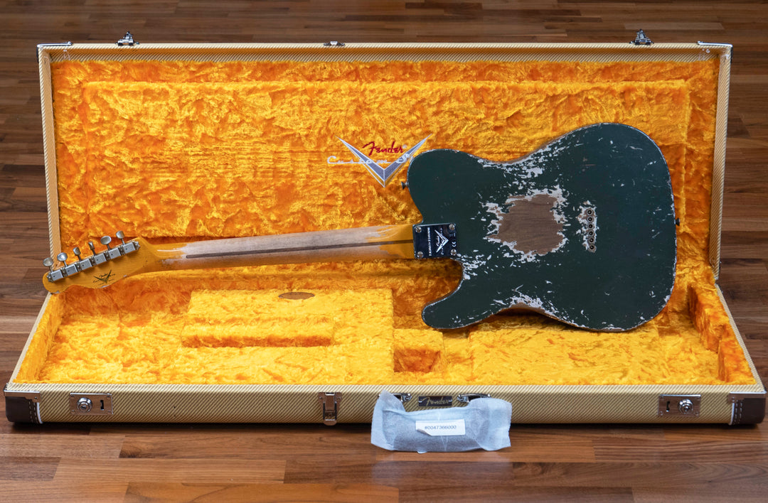 Fender Custom Shop Limited Edition Roasted Pine Double Esquire, Super Heavy Relic, Olive Green