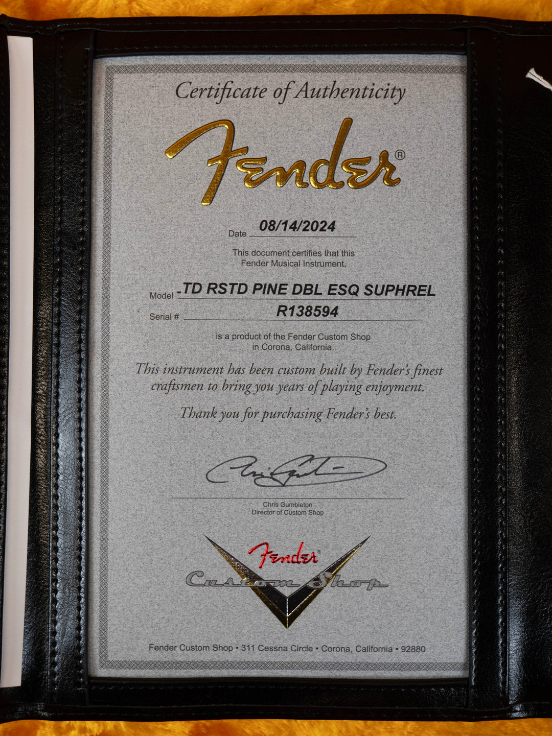 Fender Custom Shop Limited Edition Roasted Pine Double Esquire, Super Heavy Relic, Olive Green