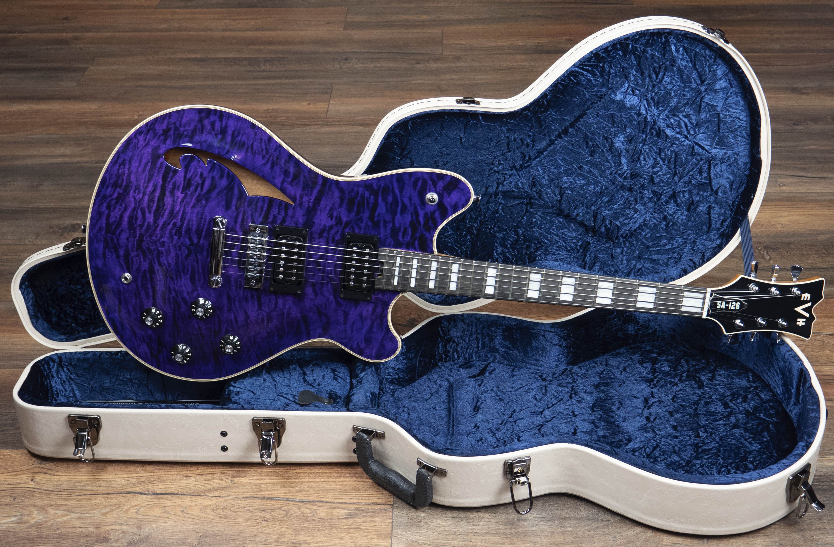 EVH SA-126 Special QM, Transparent Purple – A Strings