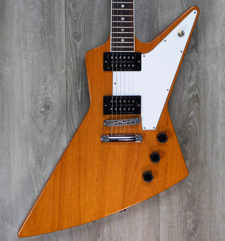 Gibson 70's Explorer, Antique Natural Electric Guitar #208640063