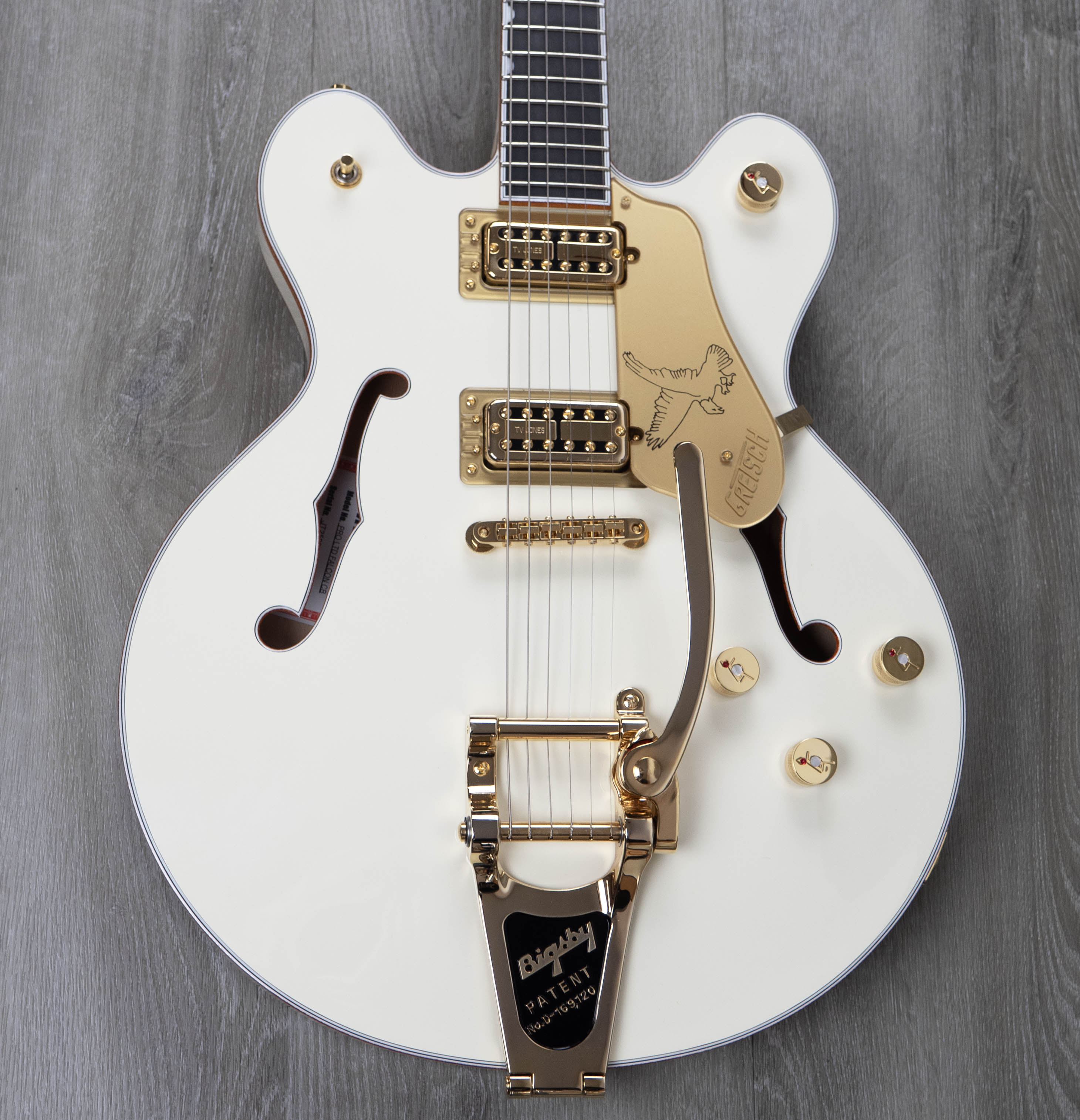 Gretsch Falcon Center Block LTD with String-Thru Bigsby and Gold