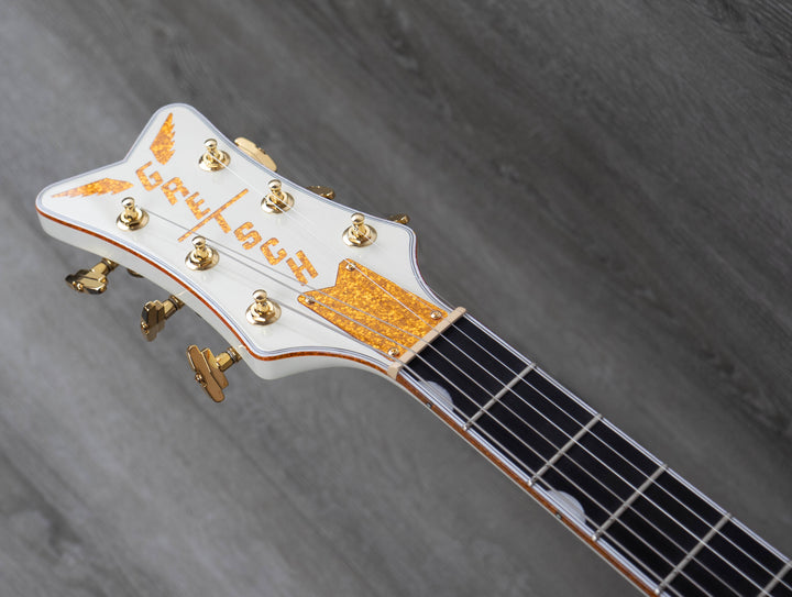 Gretsch Falcon Center Block LTD with String-Thru Bigsby and Gold Hardware, Ebony Fingerboard, Vintage White