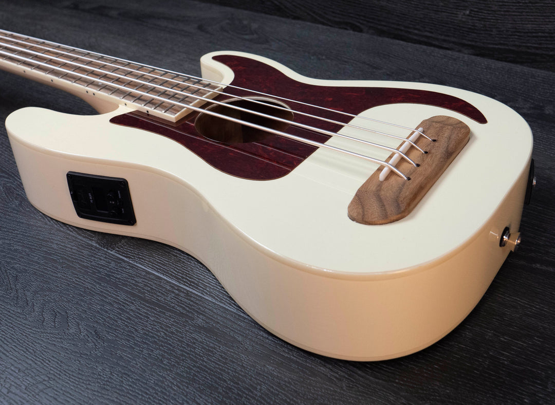 Fender Fullerton Precision Ukulele Bass, Olympic White