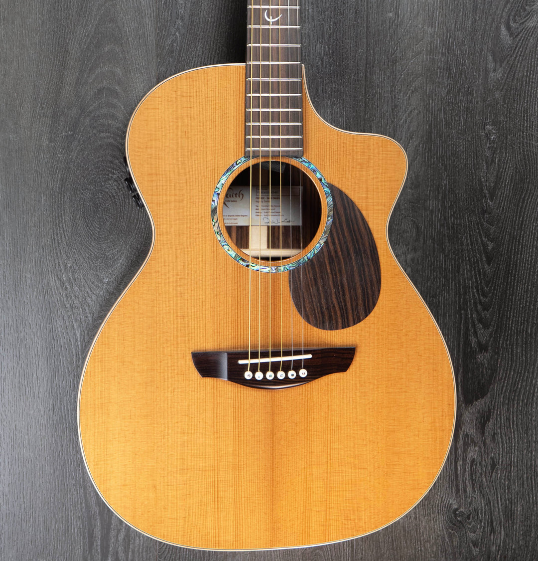 Faith Legacy Rosewood Earth Electro-Acoustic, All Solid 2-Piece Rosewood, Torrefied Canadian Sitka Spruce