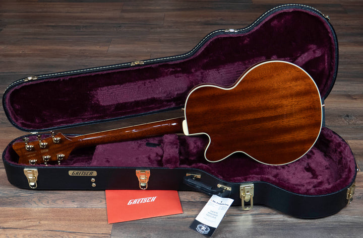 Gretsch Limited Edition Falcon Center Block Jnr with Bigsby, Ebony Fingerboard, Quilted Maple, Roundup Orange