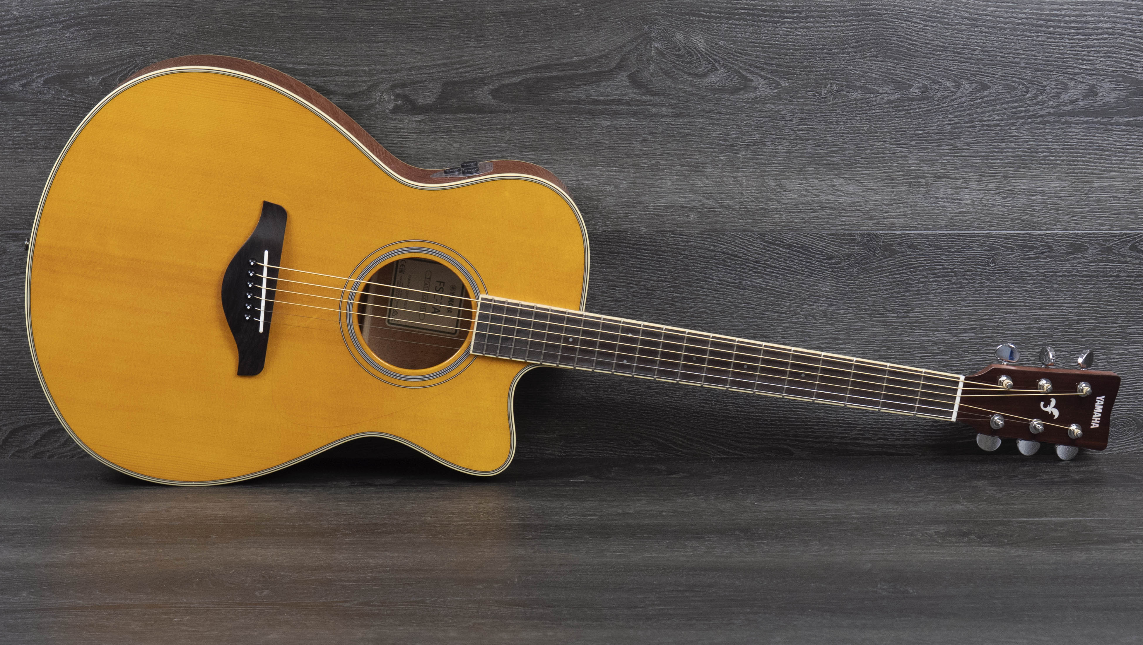 Yamaha FSC-TA TransAcoustic Guitar, Vintage Tint – A Strings