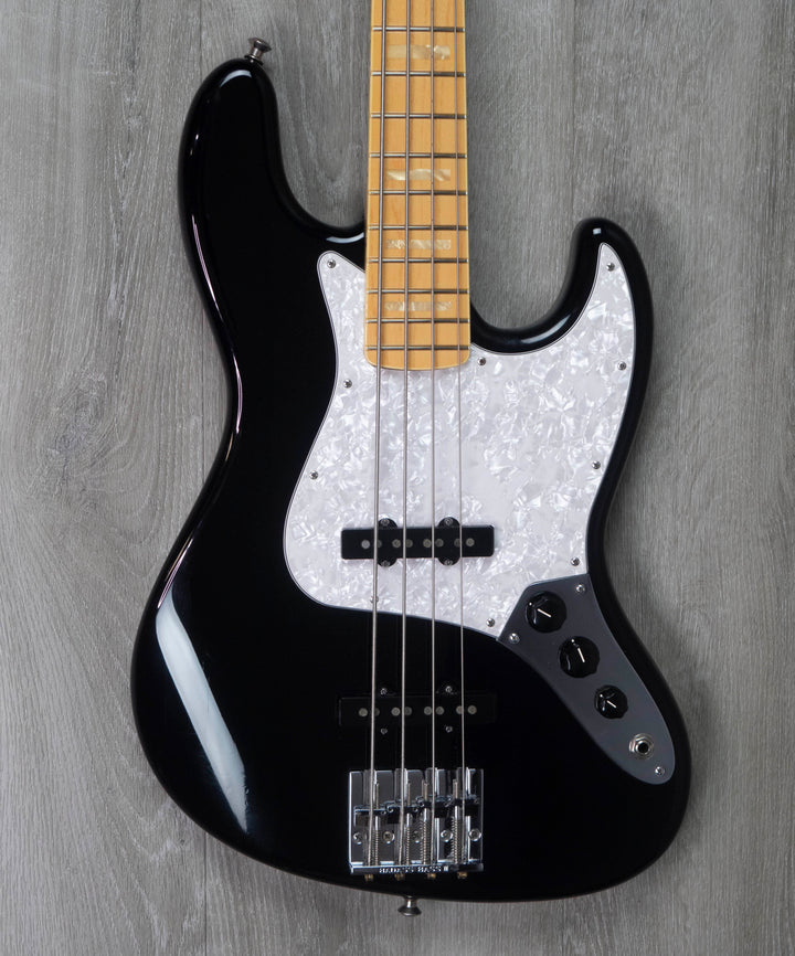 Fender USA Geddy Lee Jazz Bass d'occasion, touche en érable, noir (2015)