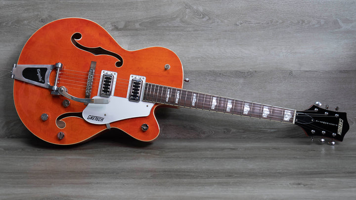 Gretsch G5420T Electromatic Hollowbody Single Cut, Bigsby, tono naranja