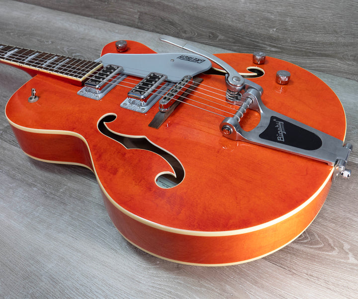 Gretsch G5420T Electromatic Hollowbody Single Cut, Bigsby, tono naranja