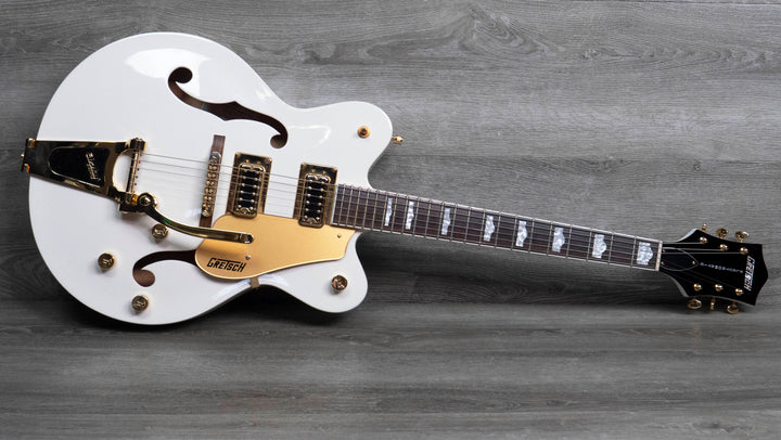 Guitare électrique d'occasion Gretsch G5422TG Electromatic Hollowbody Double Cut, Bigsby, Snow Crest White