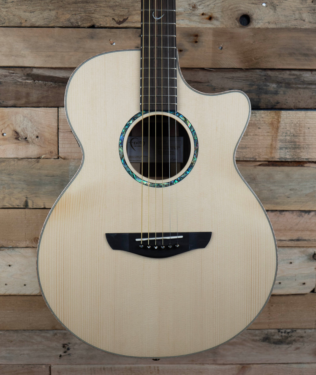 Faith HiGloss 3 Venus Electro-Acoustic, 3-Piece Rosewood Back